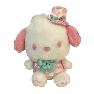 Sanrio Pochacco 2022 SAKURA Pink Japan Limited Cherry Blossom Plushy Stuffed Toy